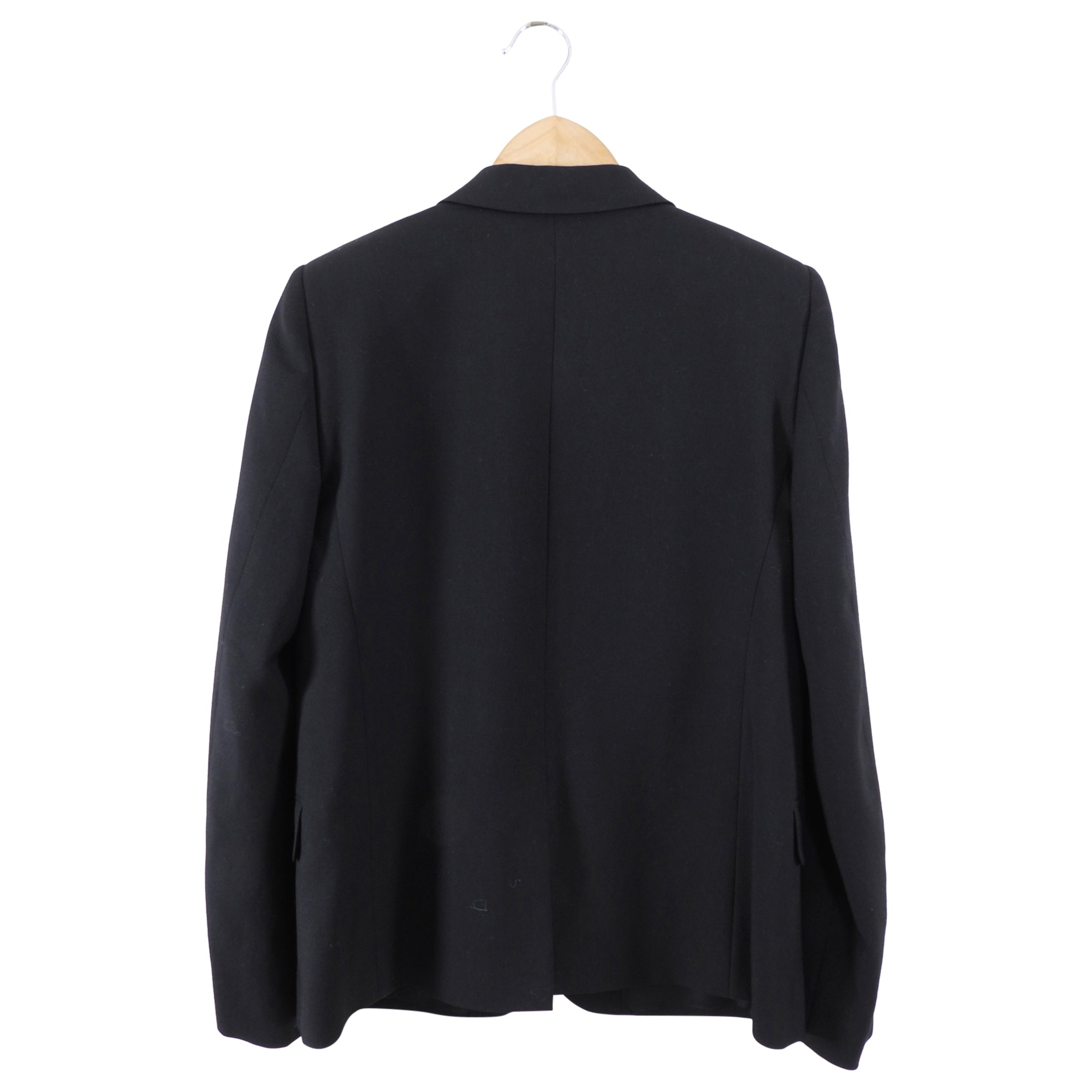 Saint Laurent Black Blazer with Gold Metallic Embroidery - 6