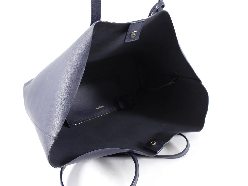 Saint Laurent Midnight Navy East West Shopping Tote Bag
