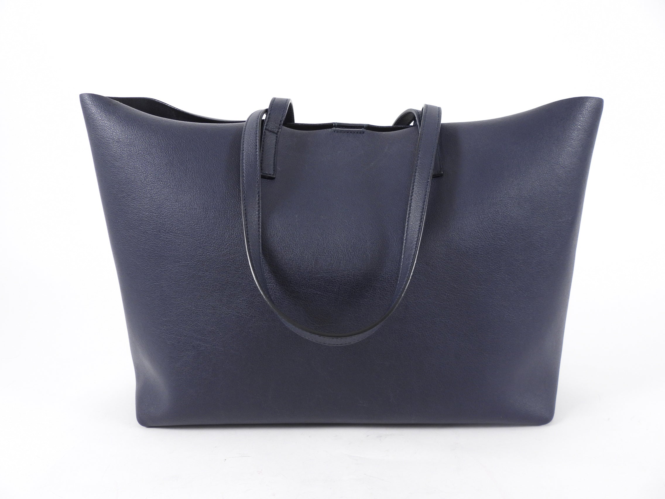 Saint Laurent Midnight Navy East West Shopping Tote Bag