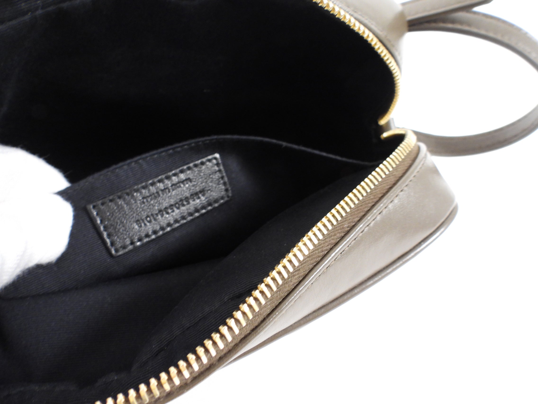 Saint Laurent Dark Olive Green Medium Lou Monogram Quilted Camera Bag