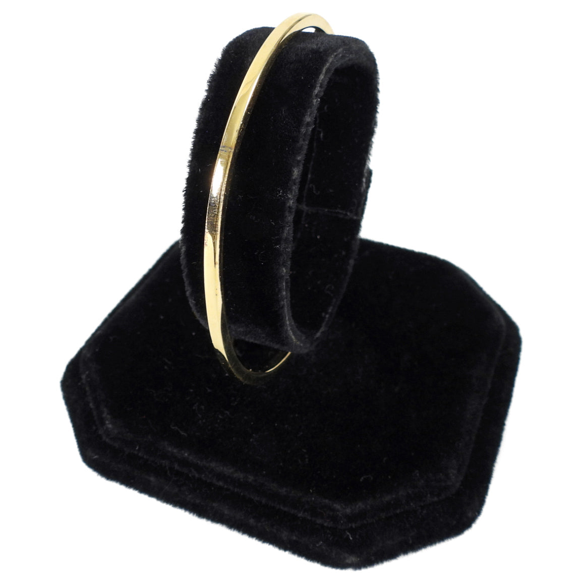 Saint Laurent Sterling Vermeil Thin Cuff Bracelet - M