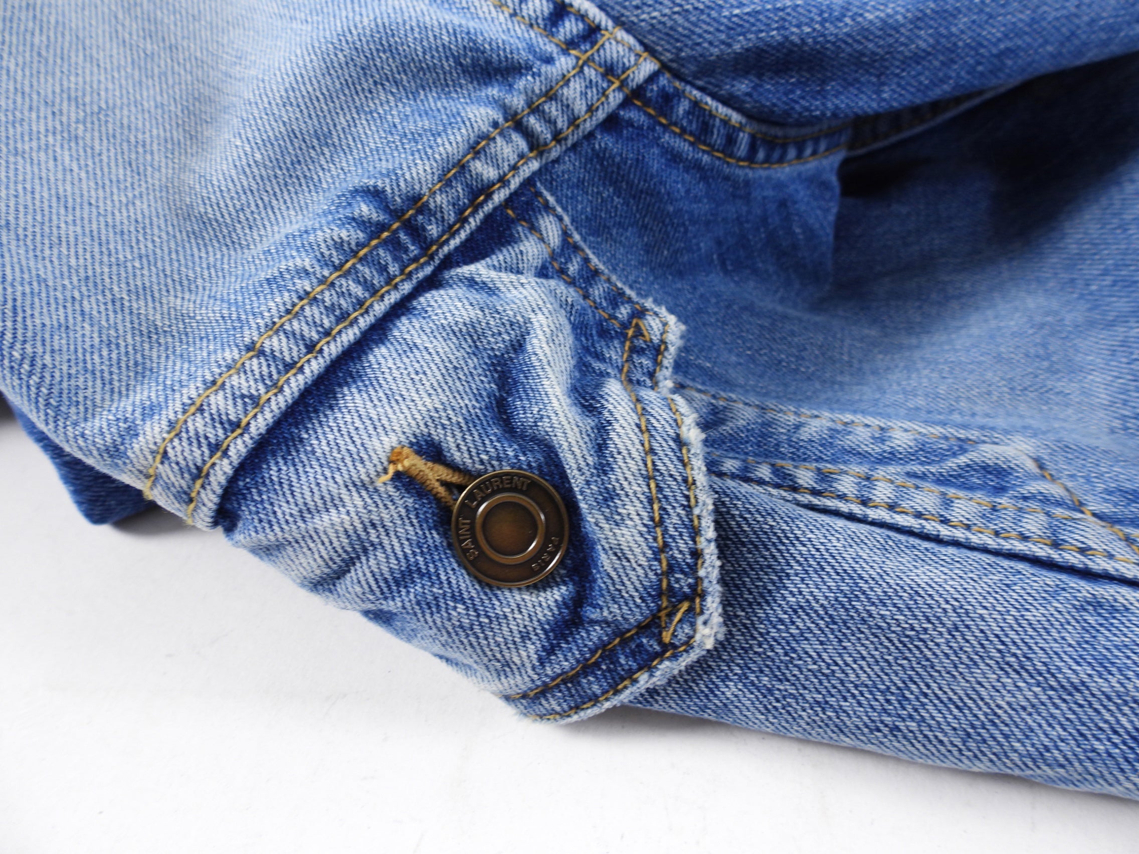 Saint Laurent Blue Denim Jean Jacket