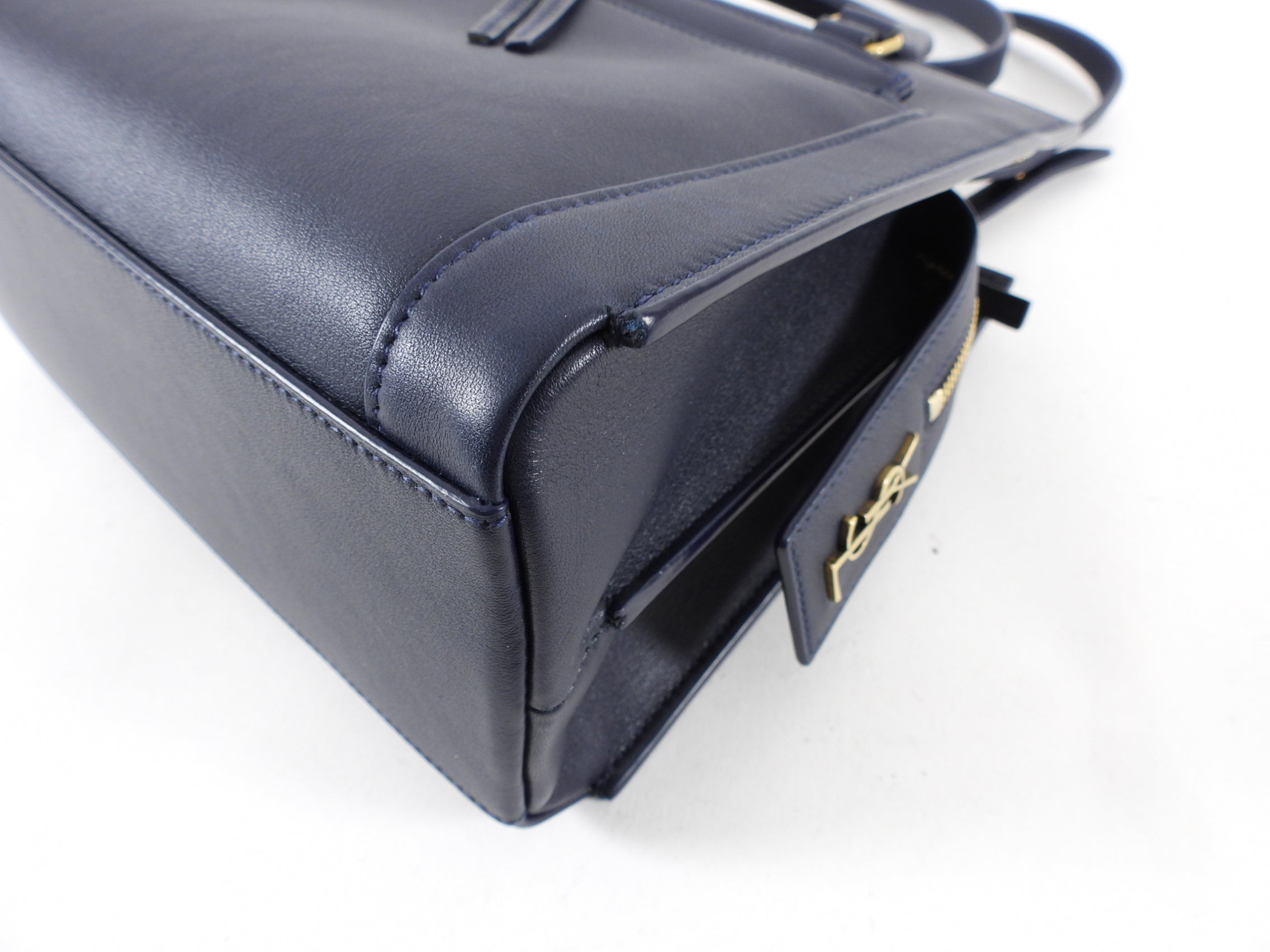 Saint Laurent Midnight Navy Small East Side Shoulder Bag
