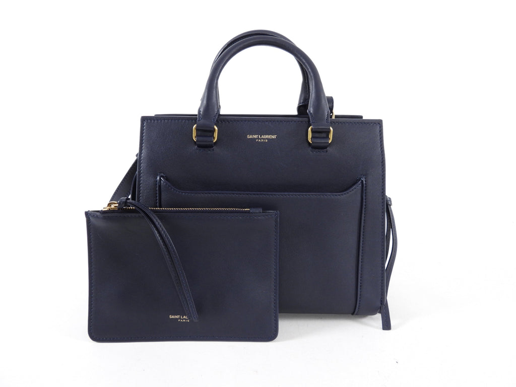 Saint Laurent Midnight Navy Small East Side Shoulder Bag
