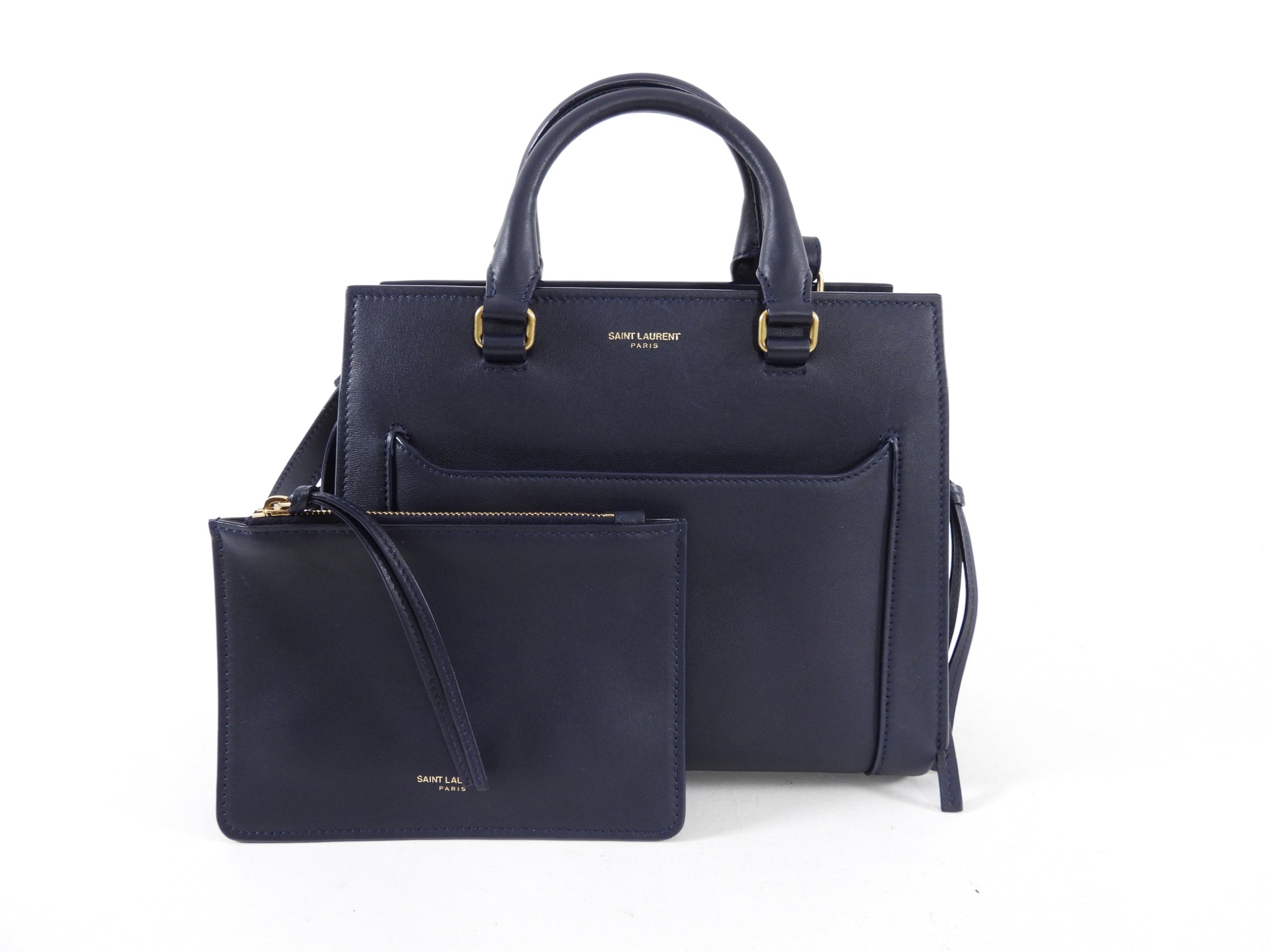 Saint Laurent Midnight Navy Small East Side Shoulder Bag
