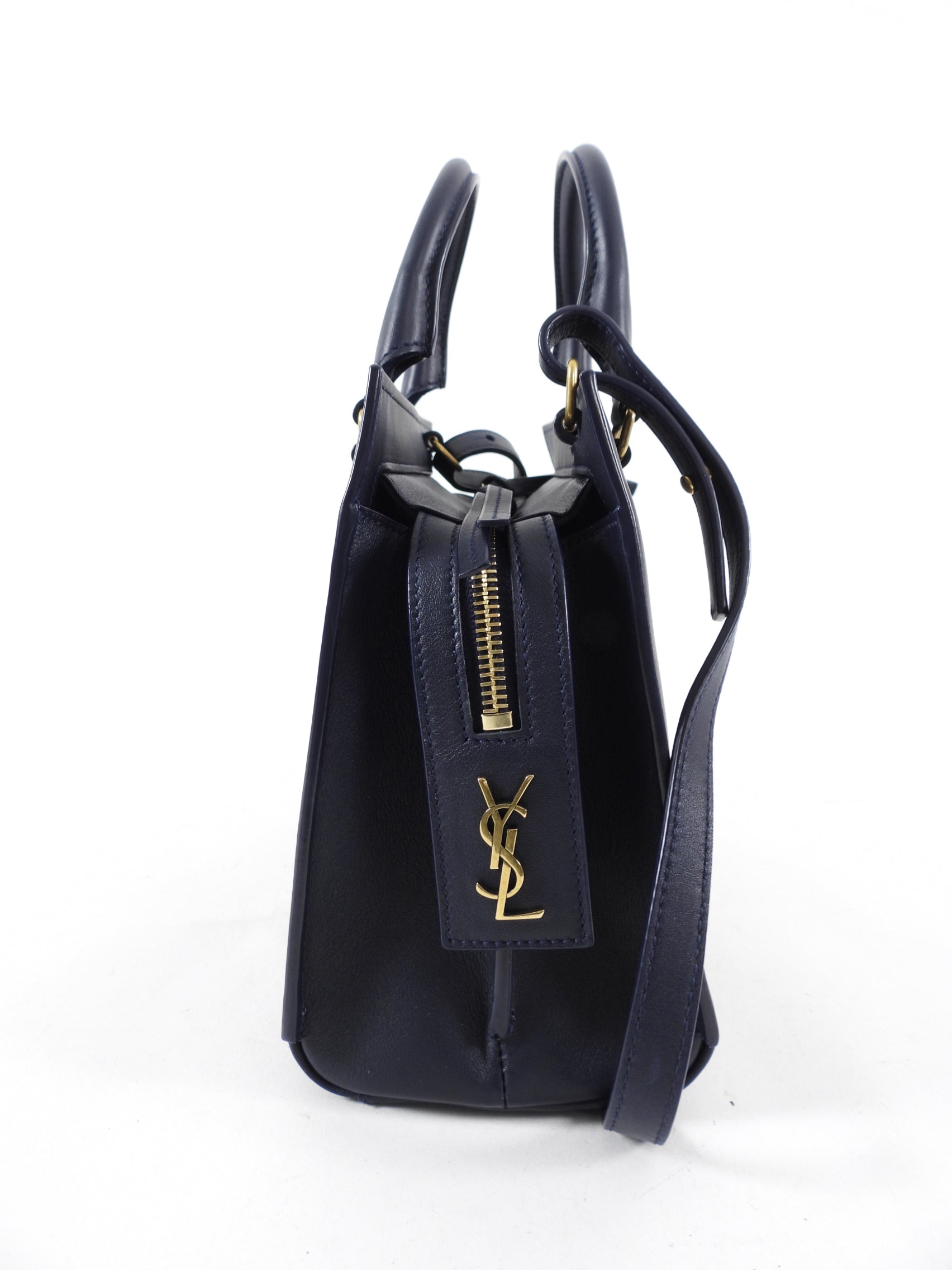Saint Laurent Midnight Navy Small East Side Shoulder Bag