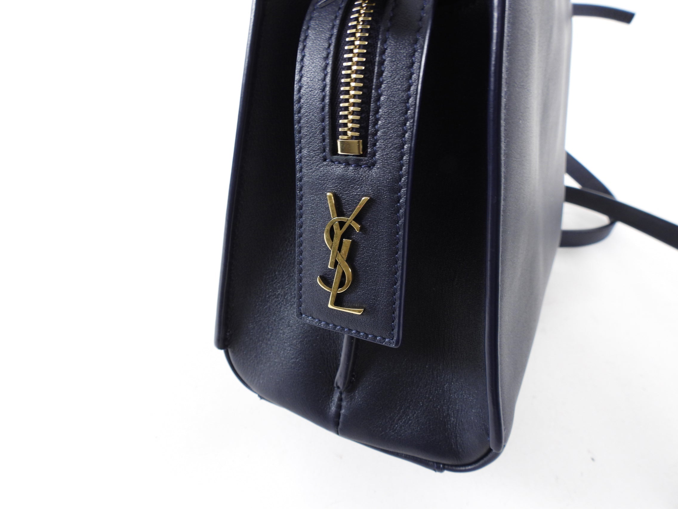 Saint Laurent Midnight Navy Small East Side Shoulder Bag