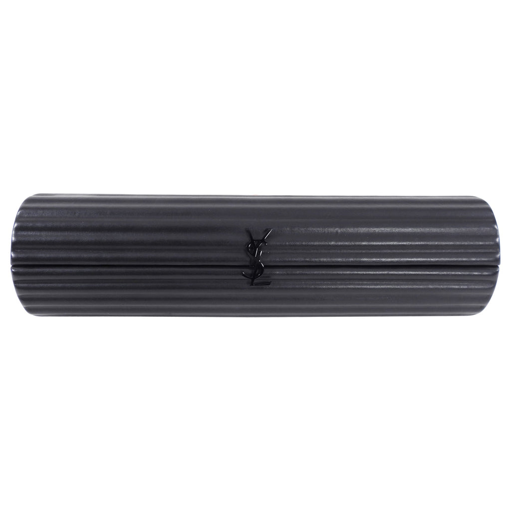 Saint Laurent Black Opyum Long Tube Evening Clutch Bag