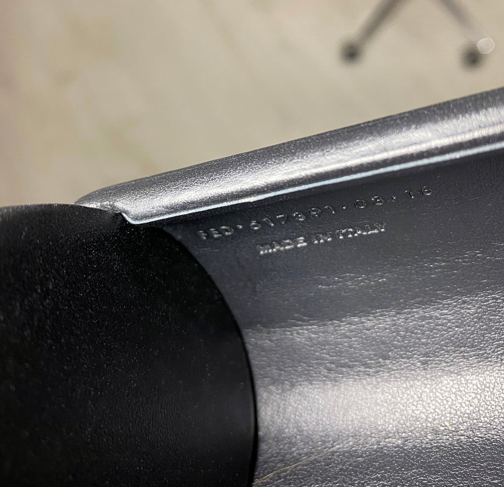 Saint Laurent Black Opyum Long Tube Evening Clutch Bag