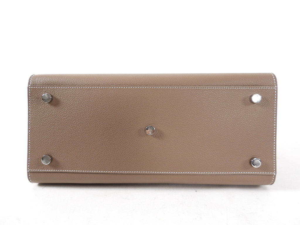 Saint Laurent Sac de Jour Small Taupe Two Way Bag