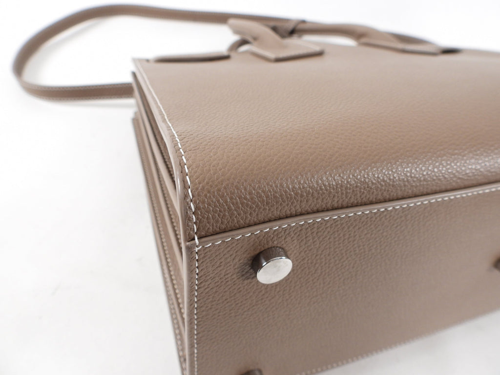 Saint Laurent Sac de Jour Small Taupe Two Way Bag