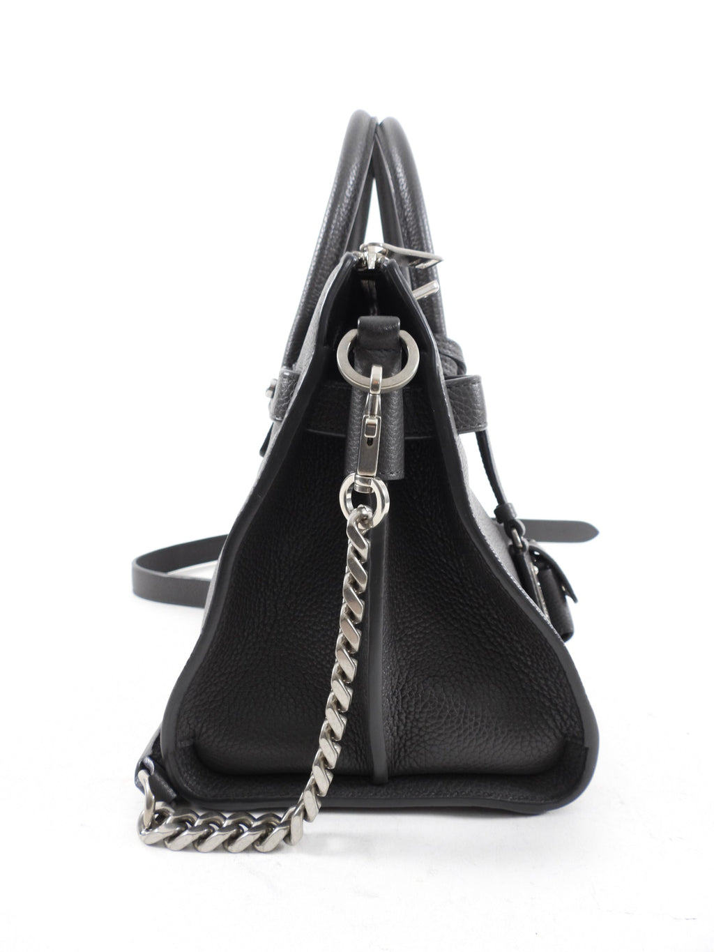 Saint Laurent Grey Baby Sac de Jour Chain Strap Bag