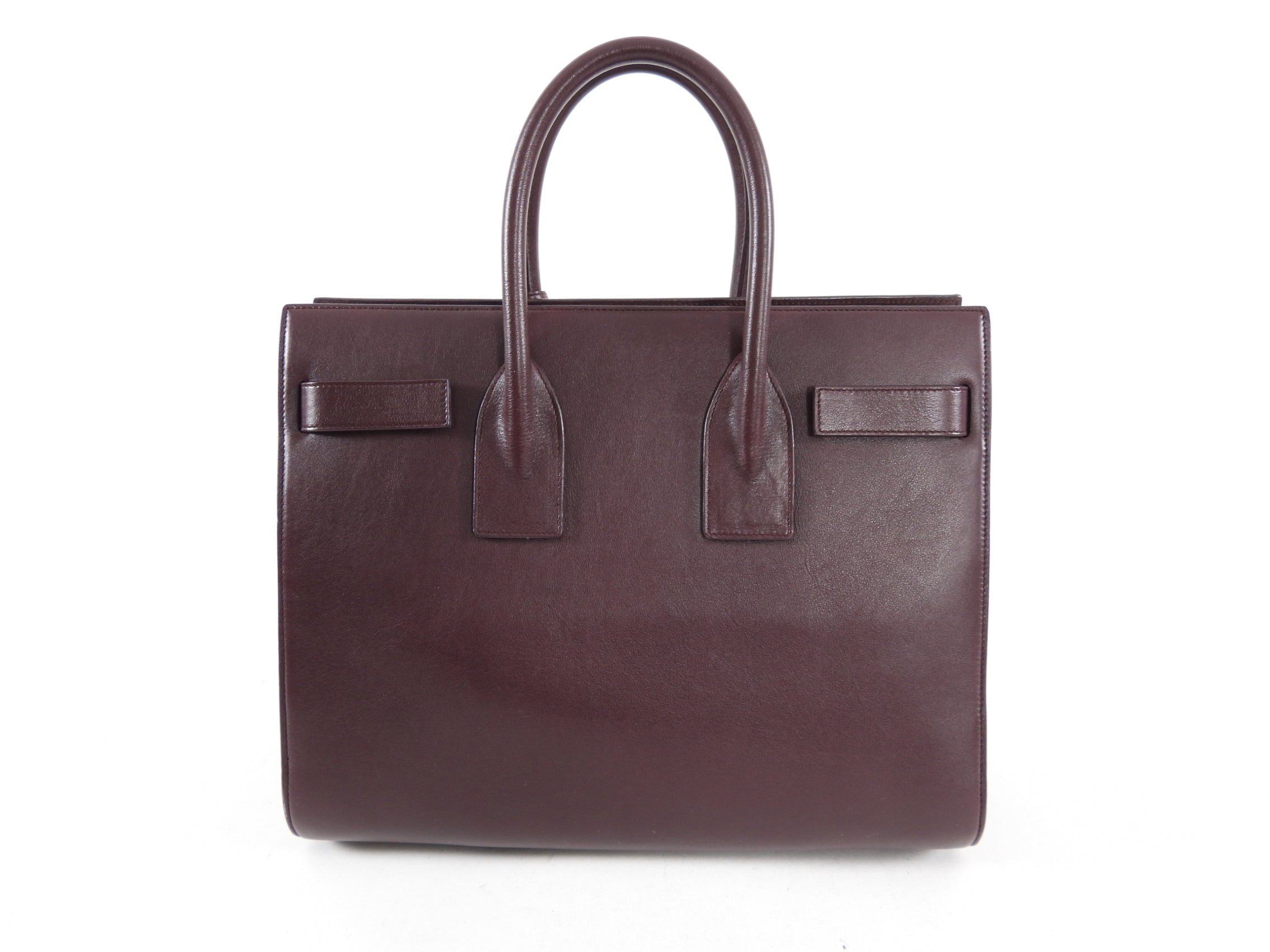 Saint Laurent Sac de Jour Small Bordeaux Smooth Leather Bag