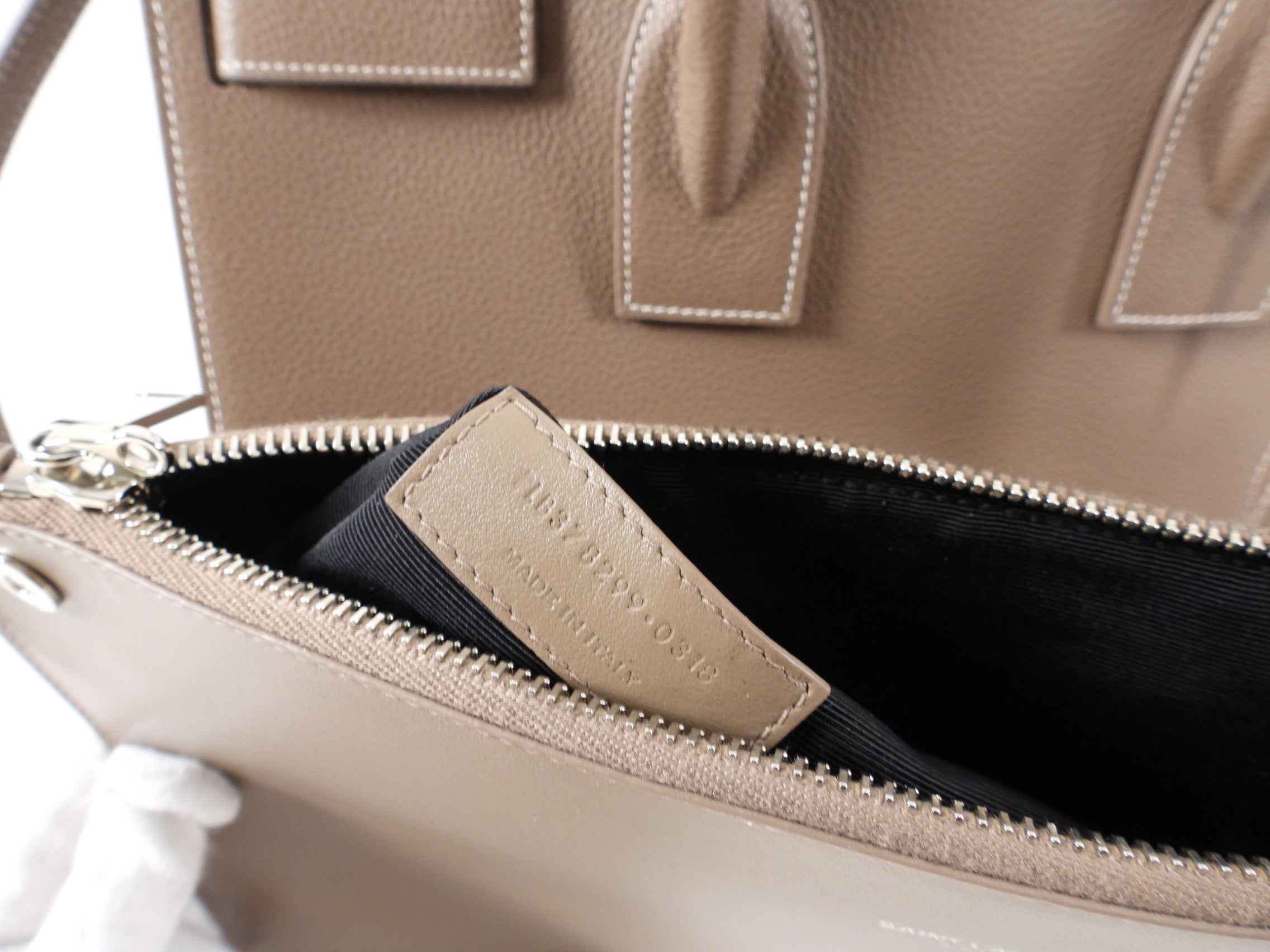 Saint Laurent Sac de Jour Small Taupe Two Way Bag