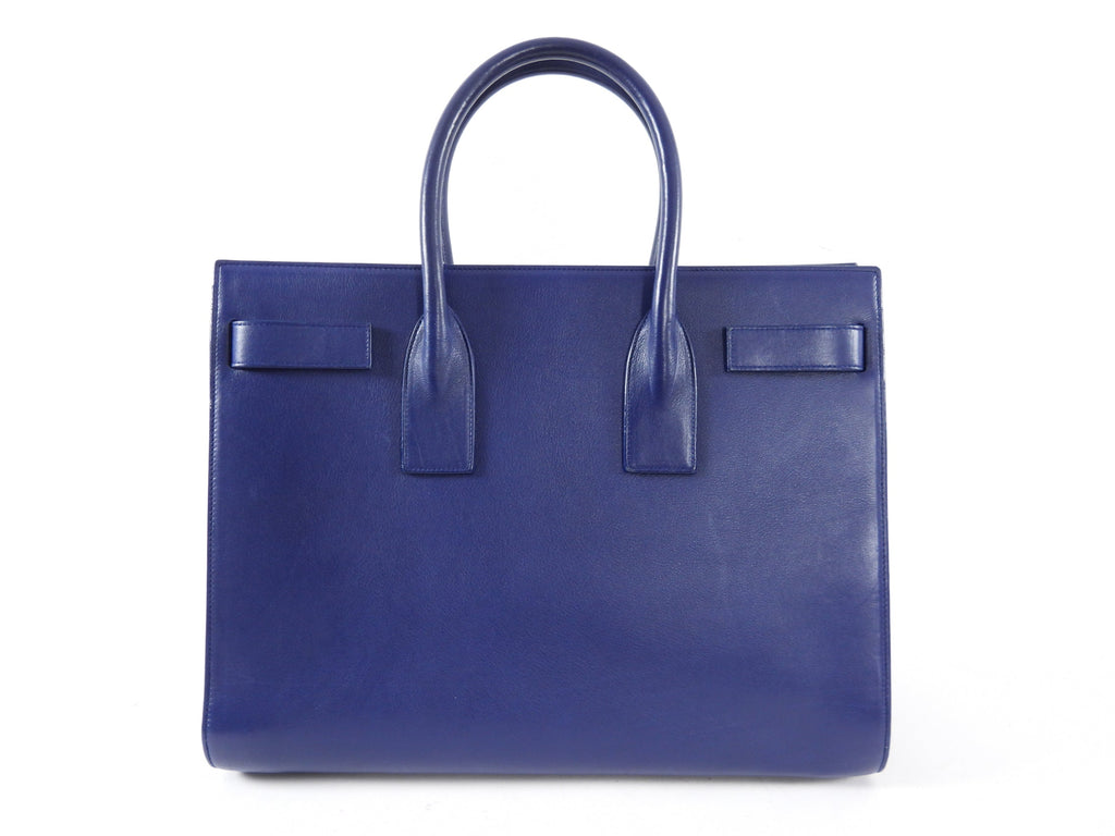 Saint Laurent Cobalt Blue Large Sac de Jour Tote Bag