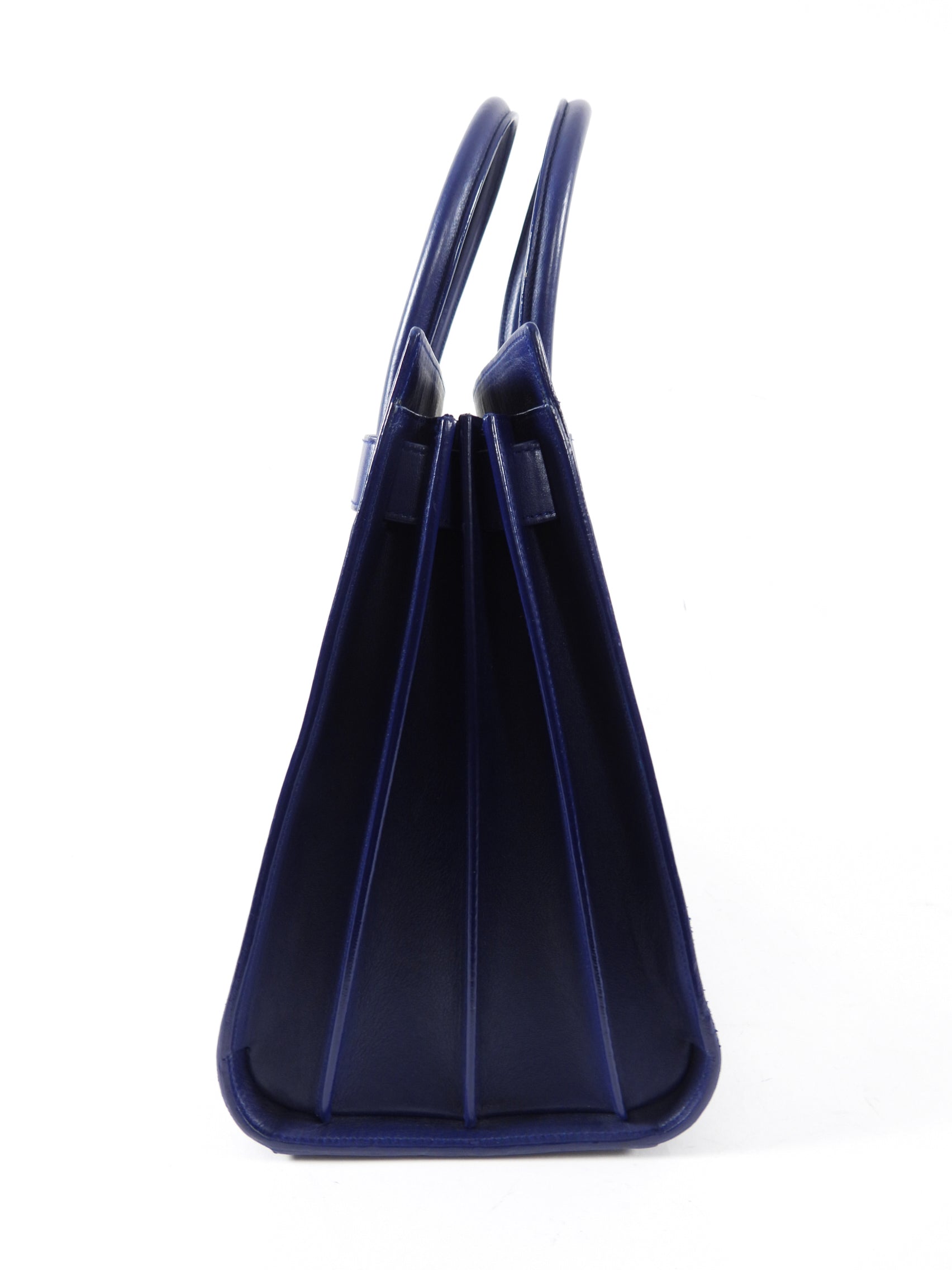 Saint Laurent Cobalt Blue Large Sac de Jour Tote Bag