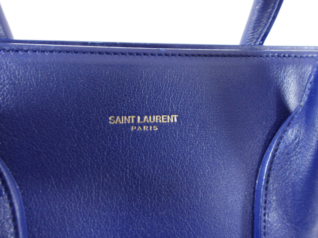 Saint Laurent Cobalt Blue Large Sac de Jour Tote Bag
