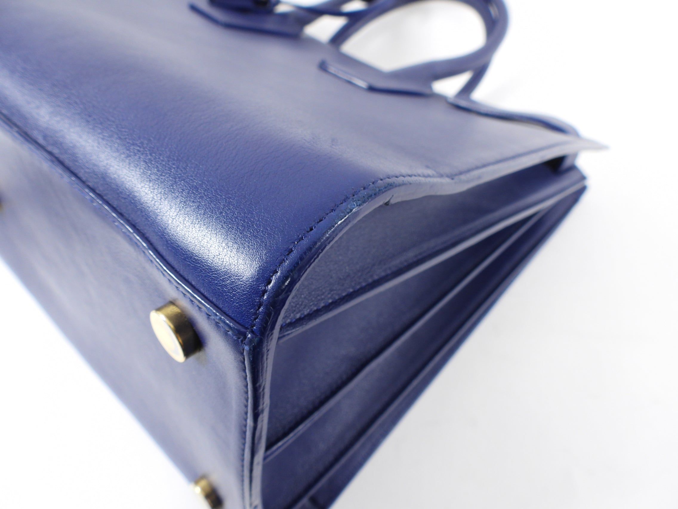 Saint Laurent Cobalt Blue Large Sac de Jour Tote Bag