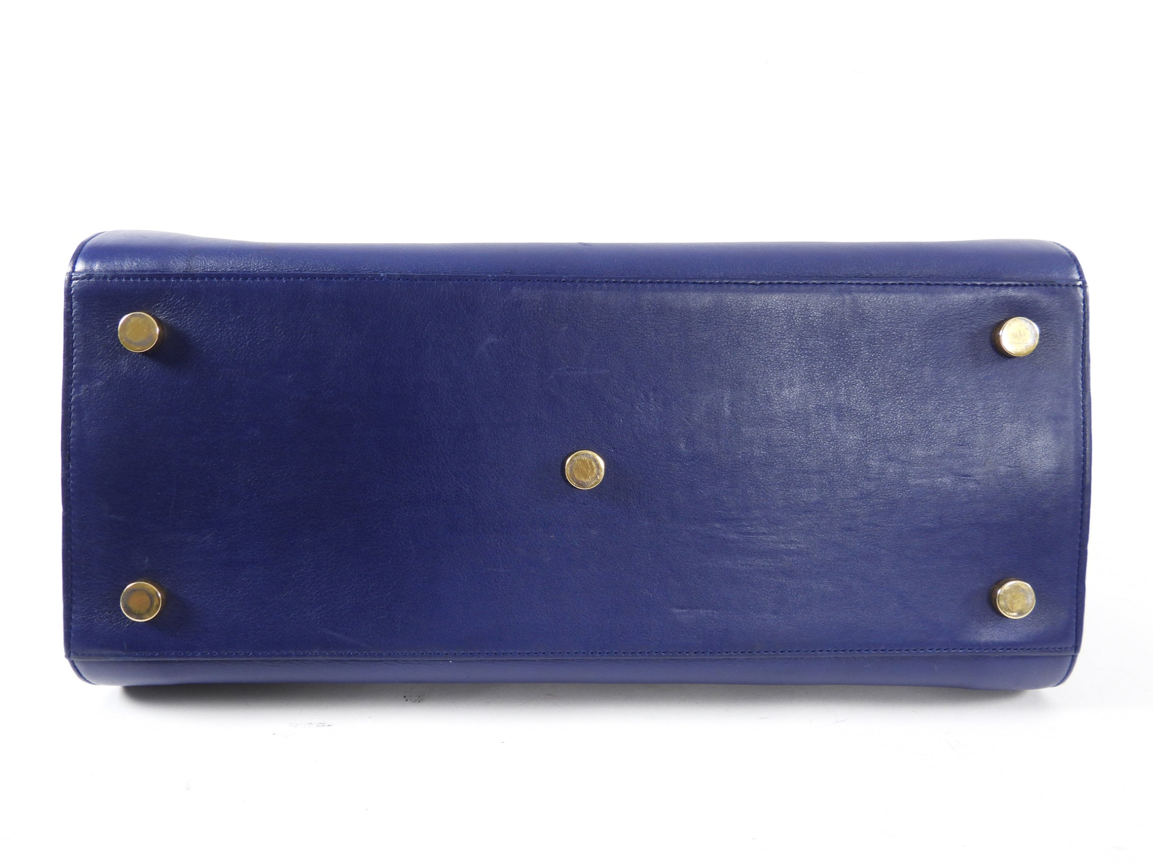 Saint Laurent Cobalt Blue Large Sac de Jour Tote Bag