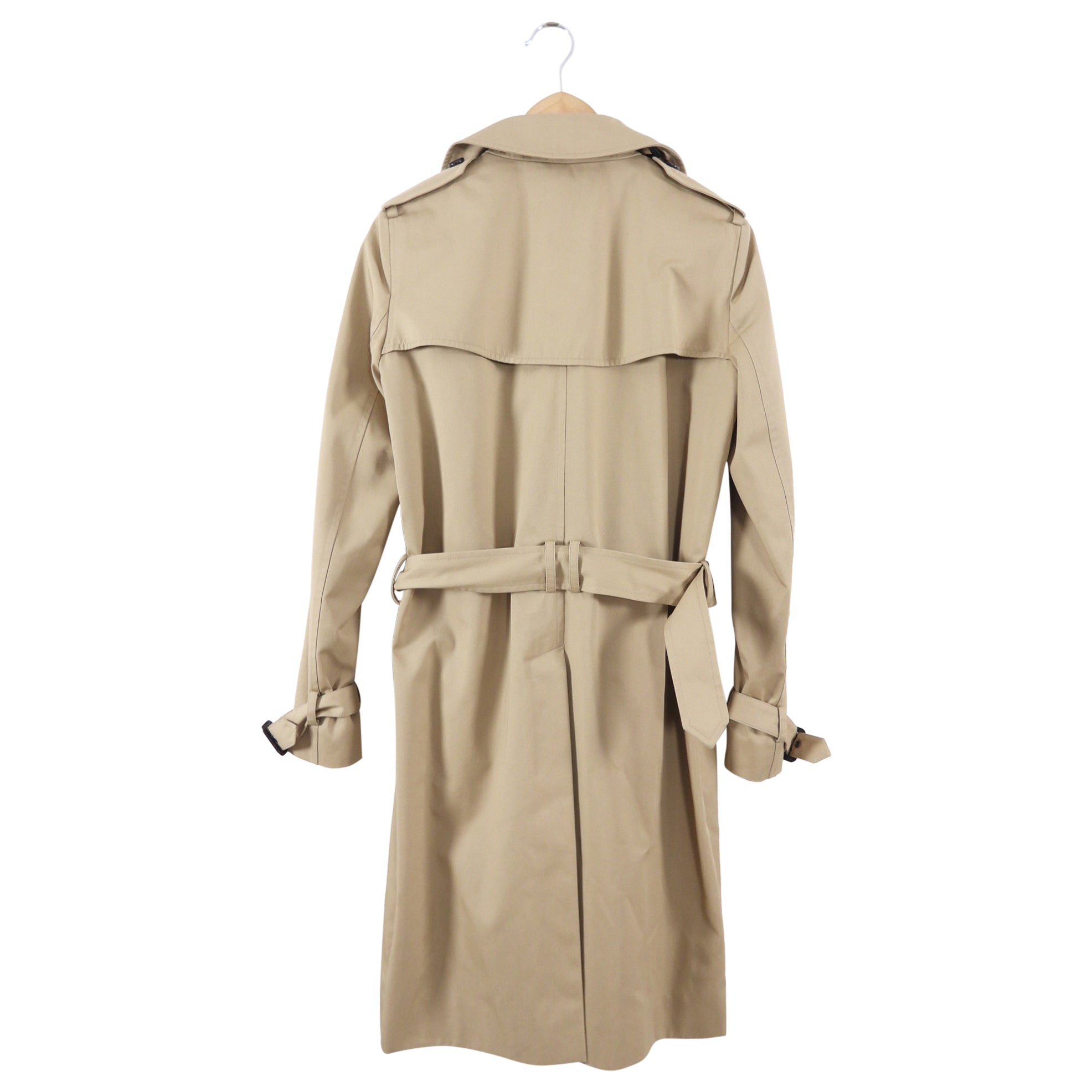 Saint Laurent Beige Classic Belted Trench Coat - 6