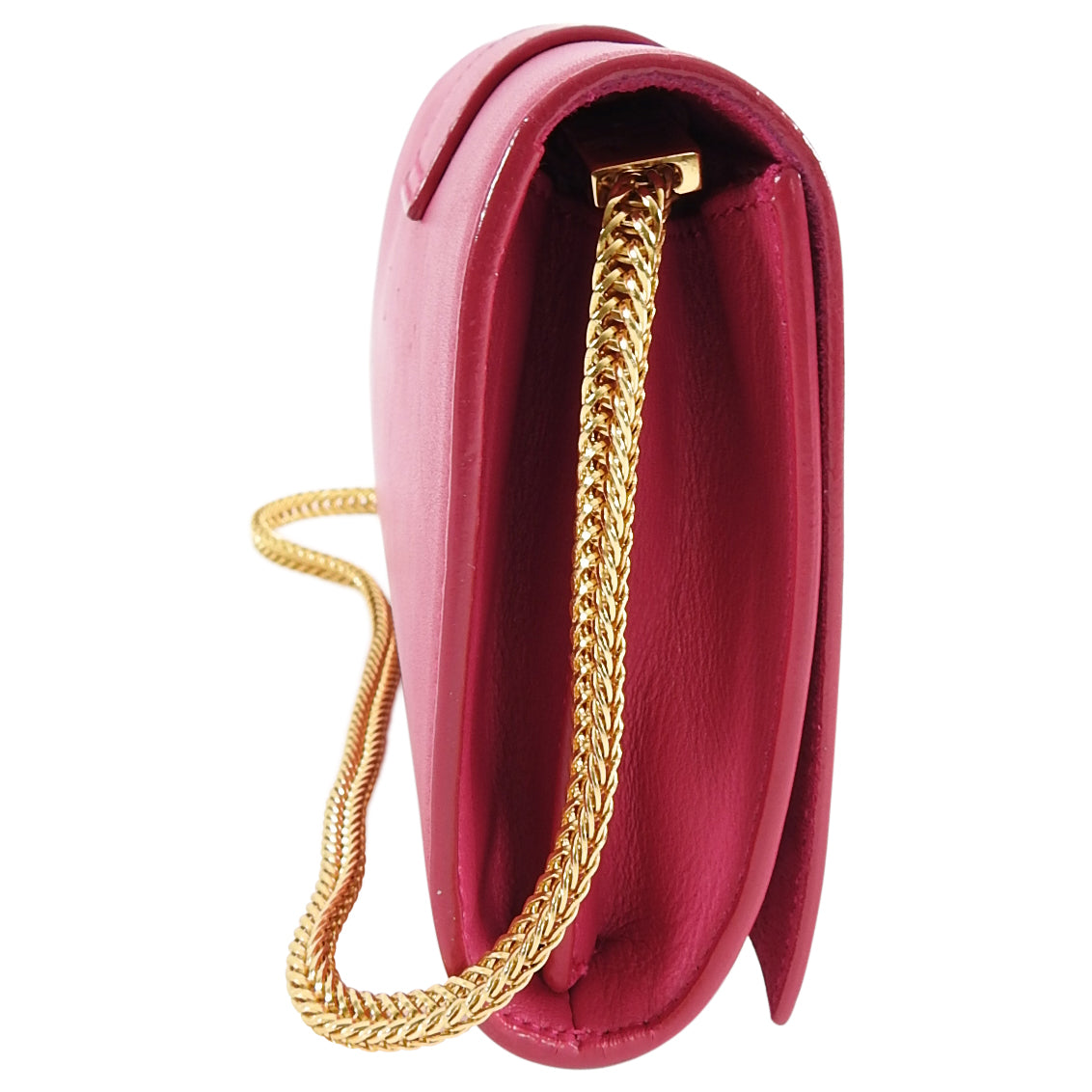 YSL Saint Laurent Pink Mini Sac Y Ligne Crossbody Bag