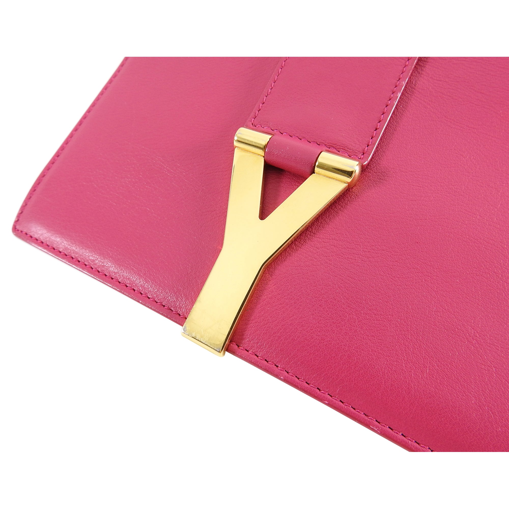 YSL Saint Laurent Pink Mini Sac Y Ligne Crossbody Bag