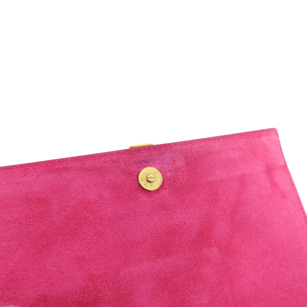 YSL Saint Laurent Pink Mini Sac Y Ligne Crossbody Bag