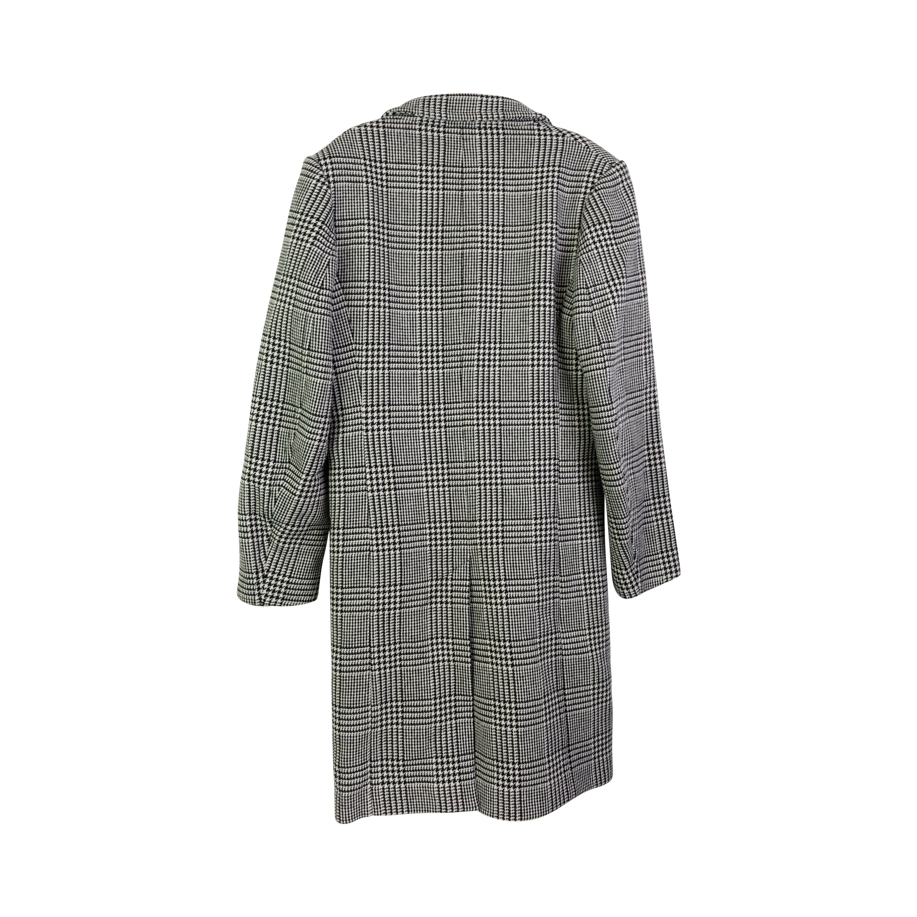 Sandro Houndstooth Coat - S