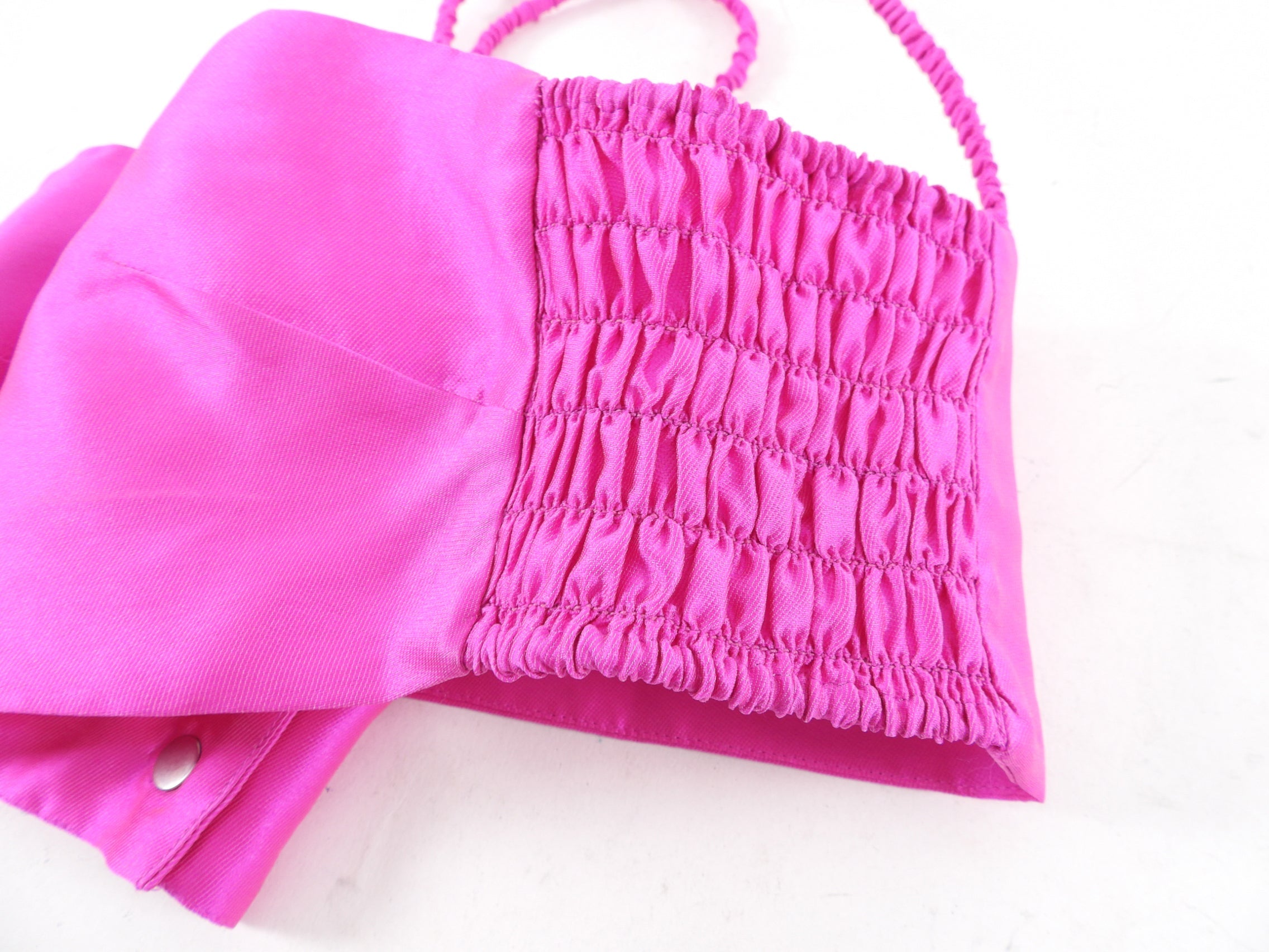Sandro Fuchsia Pink Bamdeau Crop Top - USA XS