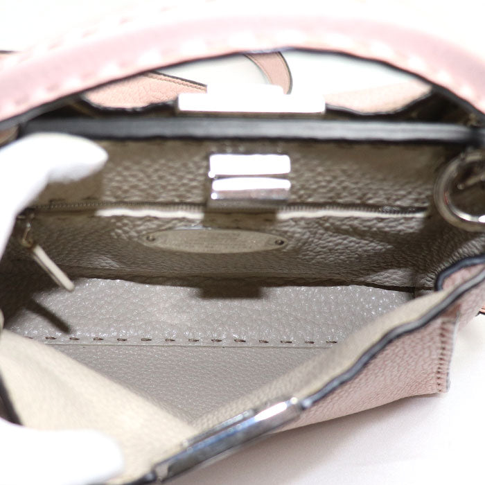 Fendi Selleria Peekaboo Essentially Leather 2way Shoulder Bag