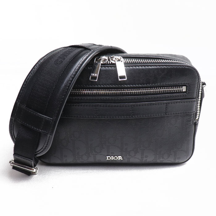 Christian Dior Safari Oblique Leather Shoulder Bag