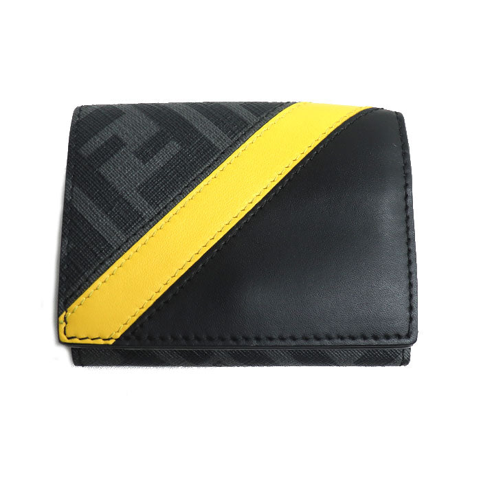 Fendi Compact Wallet PVC Trifold Wallet