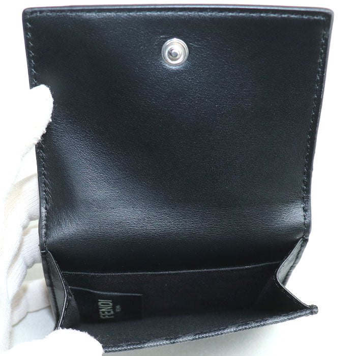 Fendi Compact Wallet PVC Trifold Wallet