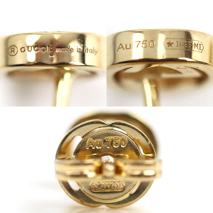 Gucci Interlocking G Au750 Earrings