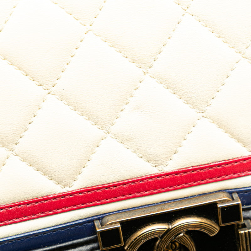 Chanel Boy Chanel Matelassé Lambskin Shoulder Bag