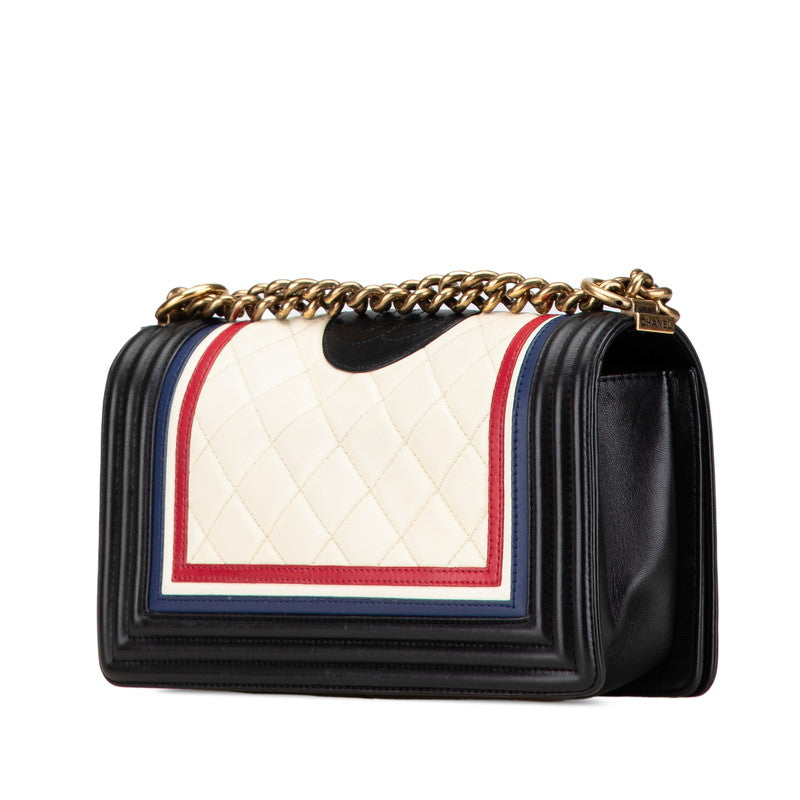 Chanel Boy Chanel Matelassé Lambskin Shoulder Bag