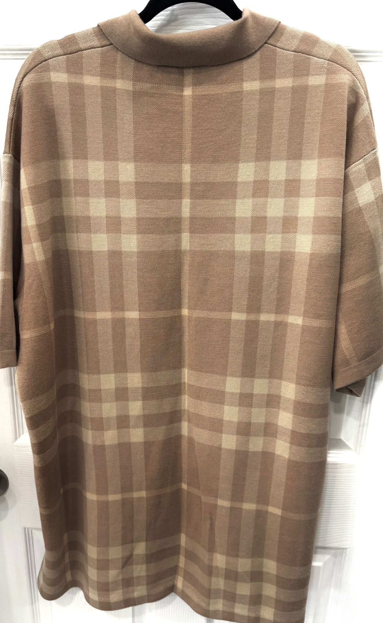 BURBERRY MEN'S CHECK POLO