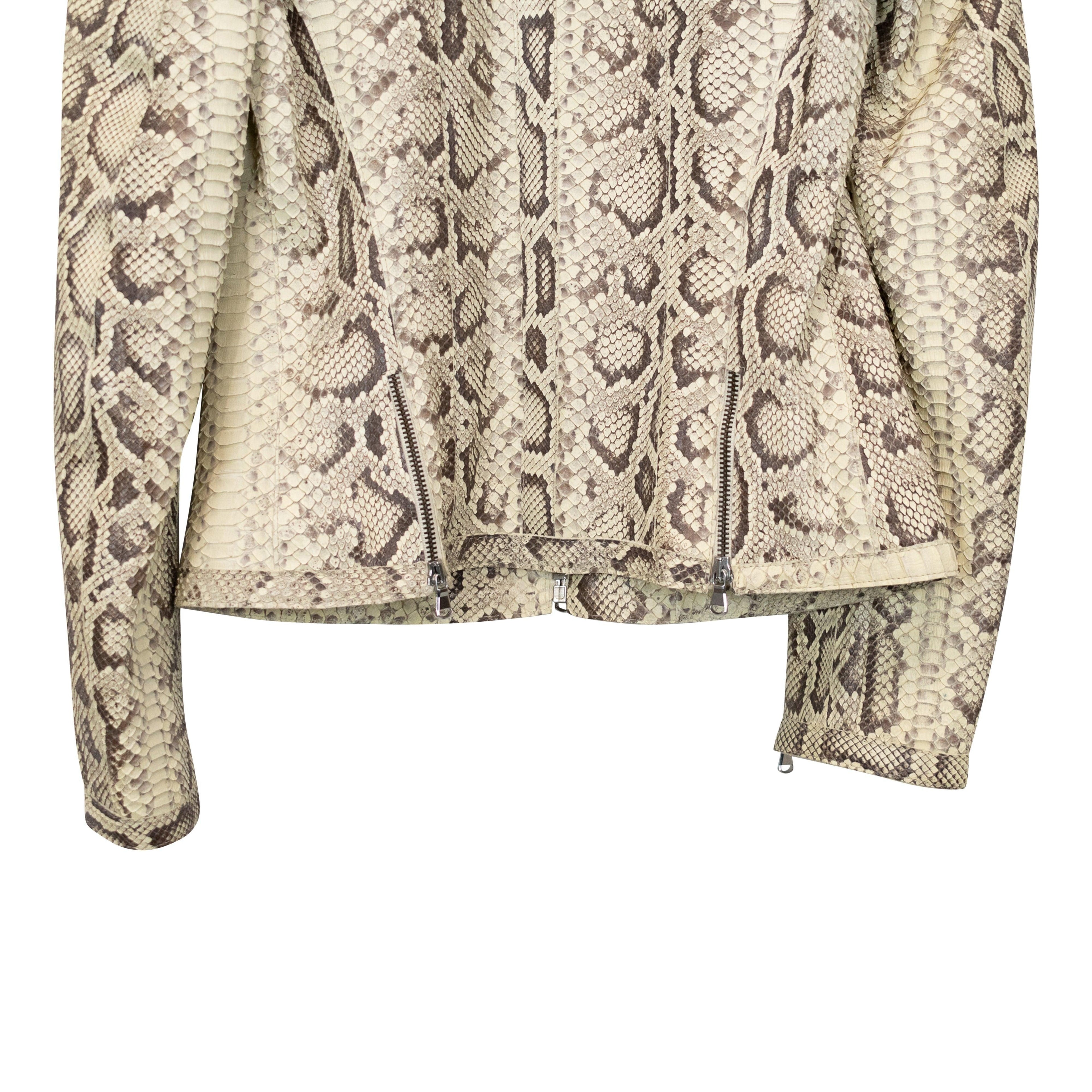 Snakeskin Jacket - 42