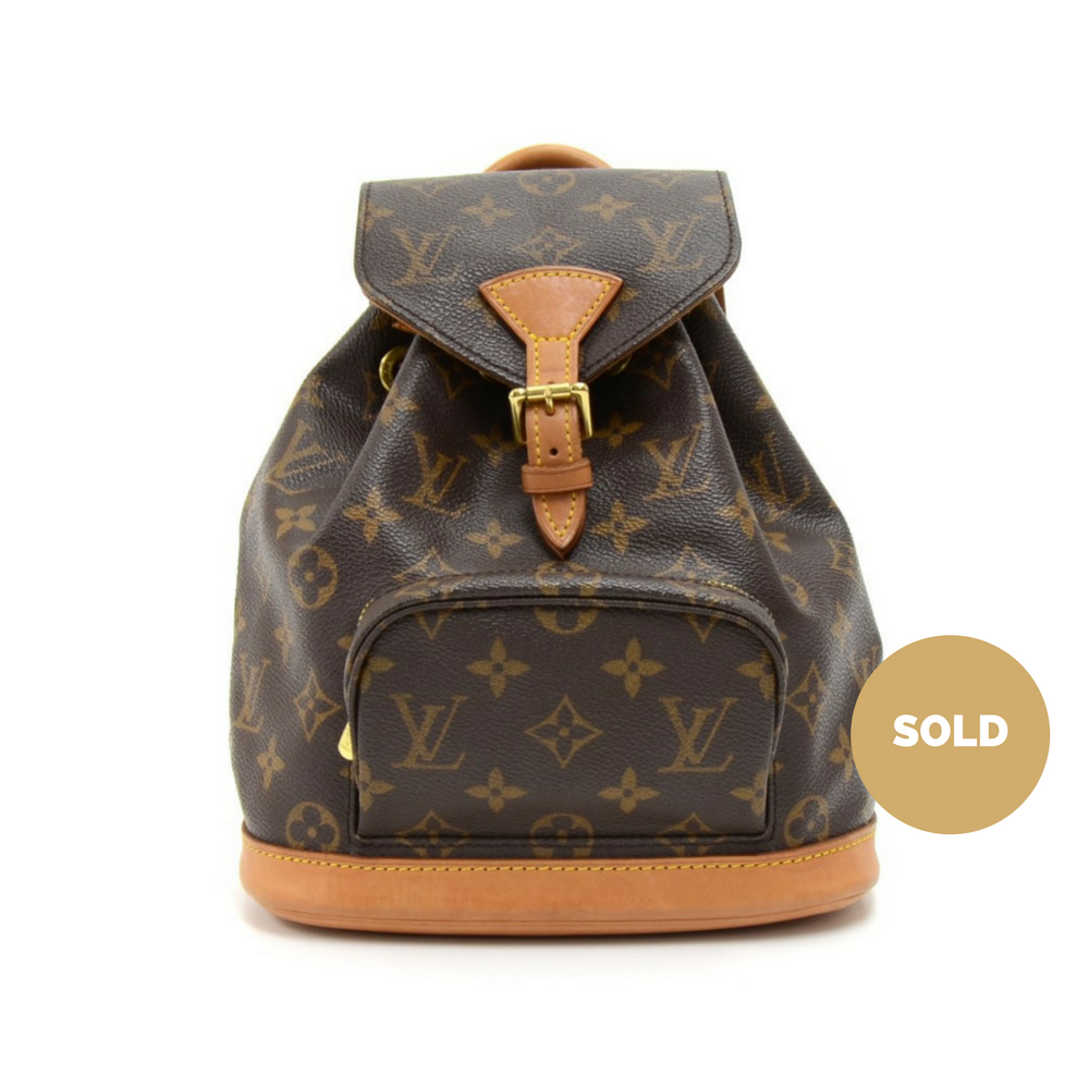 Louis Vuitto Mini Montsouris Monogram Canvas Backpack