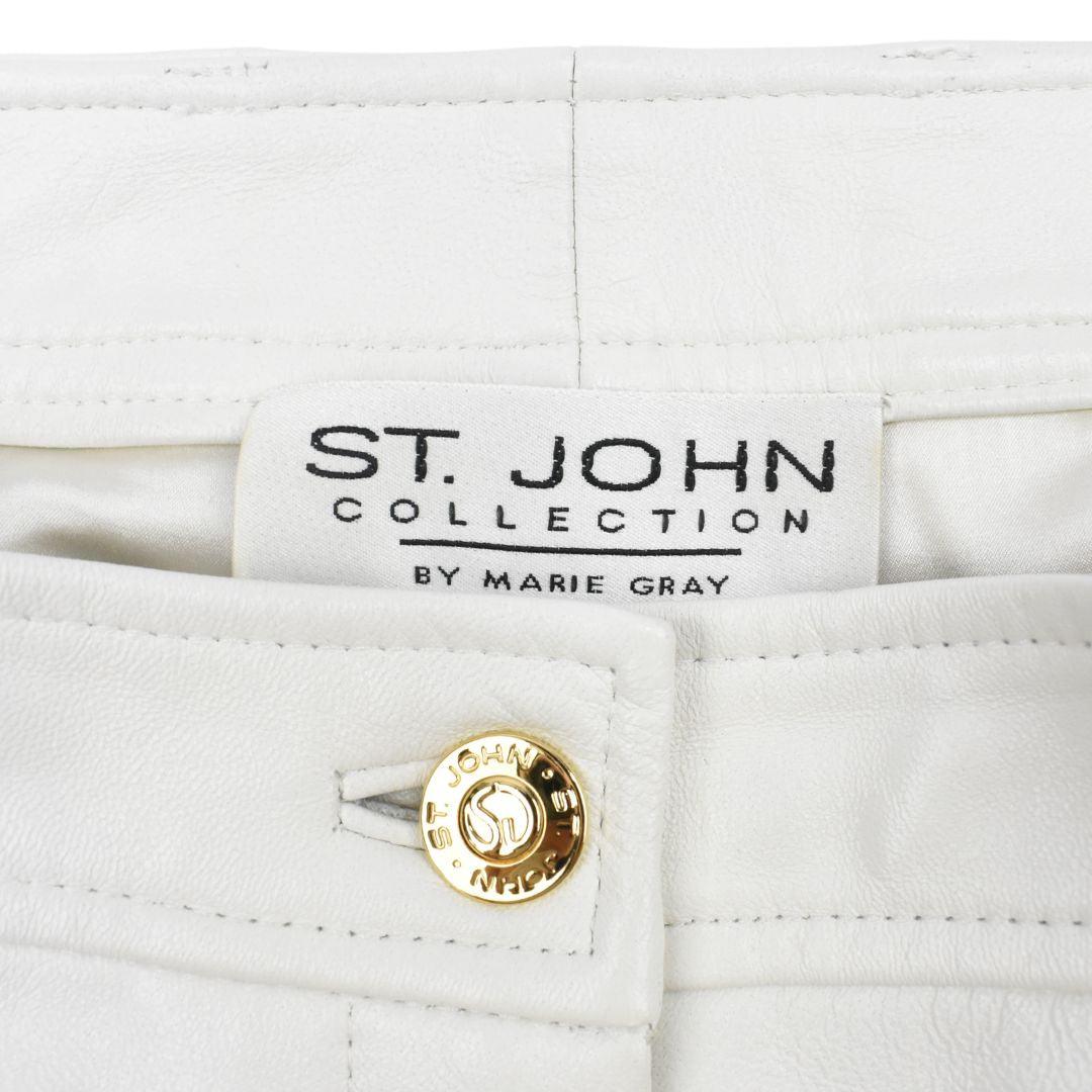 St. John Leather Pants - Women's 6