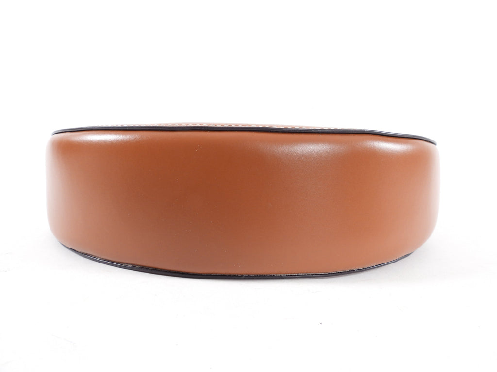 Staud Tan Smooth Leather Moon Bag