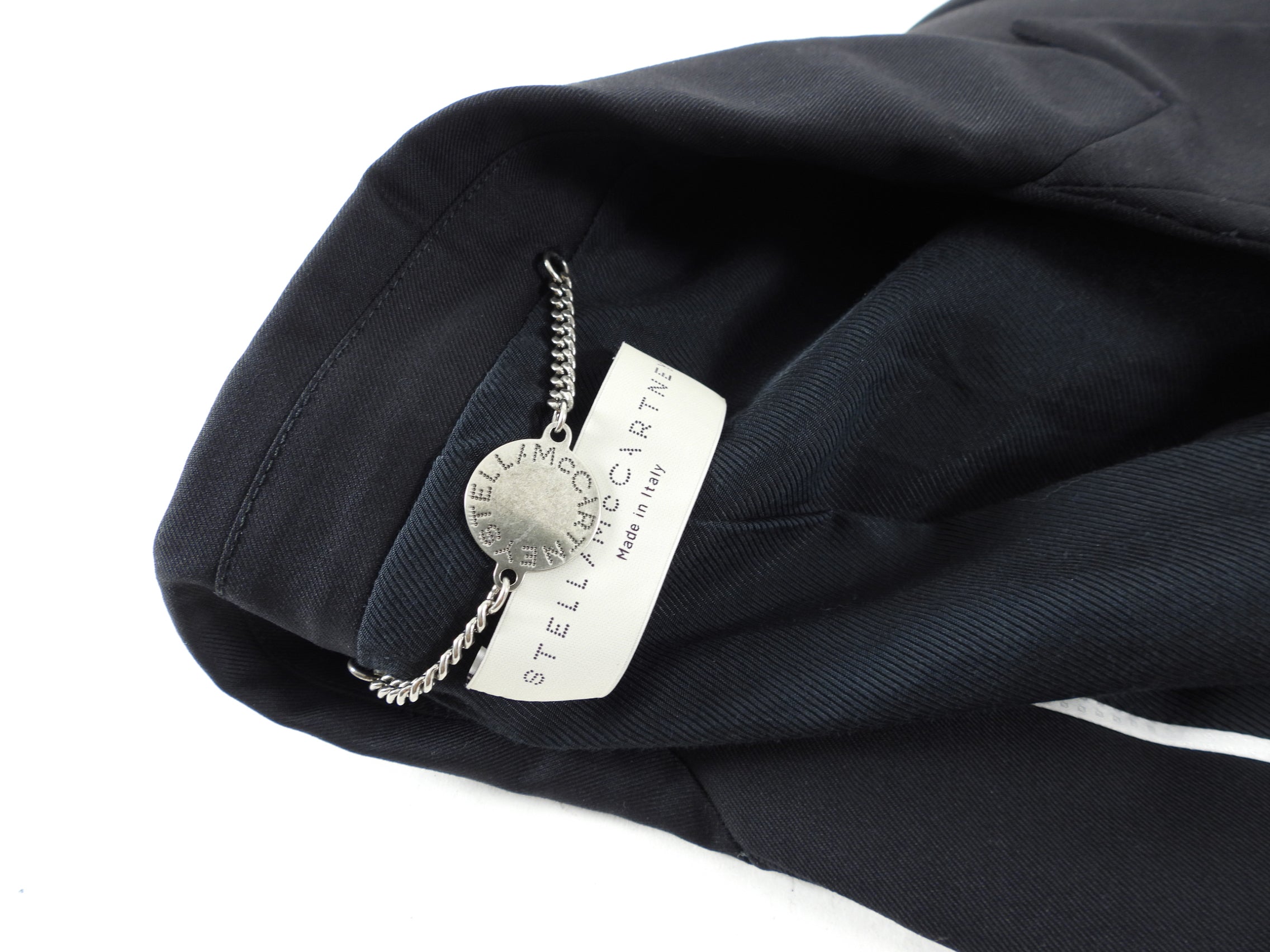 Stella McCartney Black Notched Collar Tuxedo Jacket - IT42 / USA 6