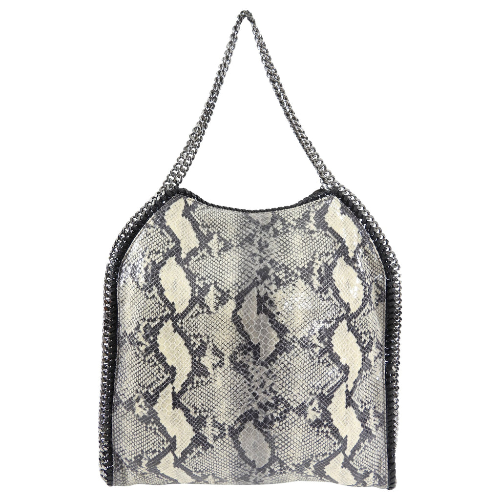 Stella McCartney Large Falabella Faux Python Pattern Bag