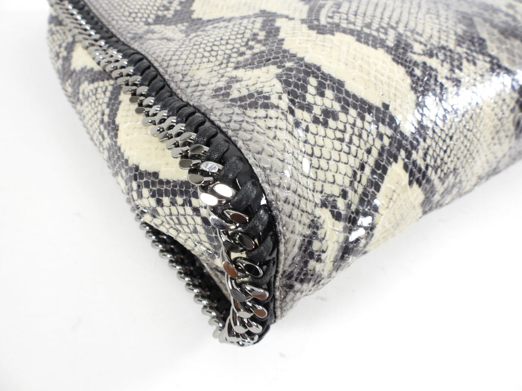 Stella McCartney Large Falabella Faux Python Pattern Bag