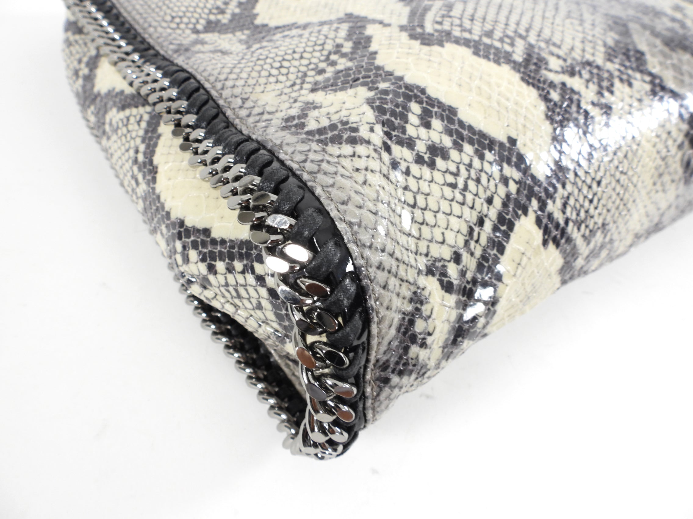 Stella McCartney Large Falabella Faux Python Pattern Bag