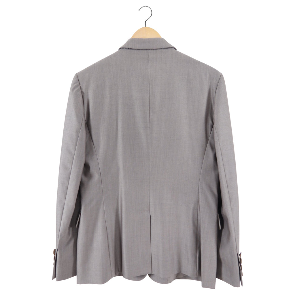 Stella McCartney Taupe Wool Blazer Jacket - L