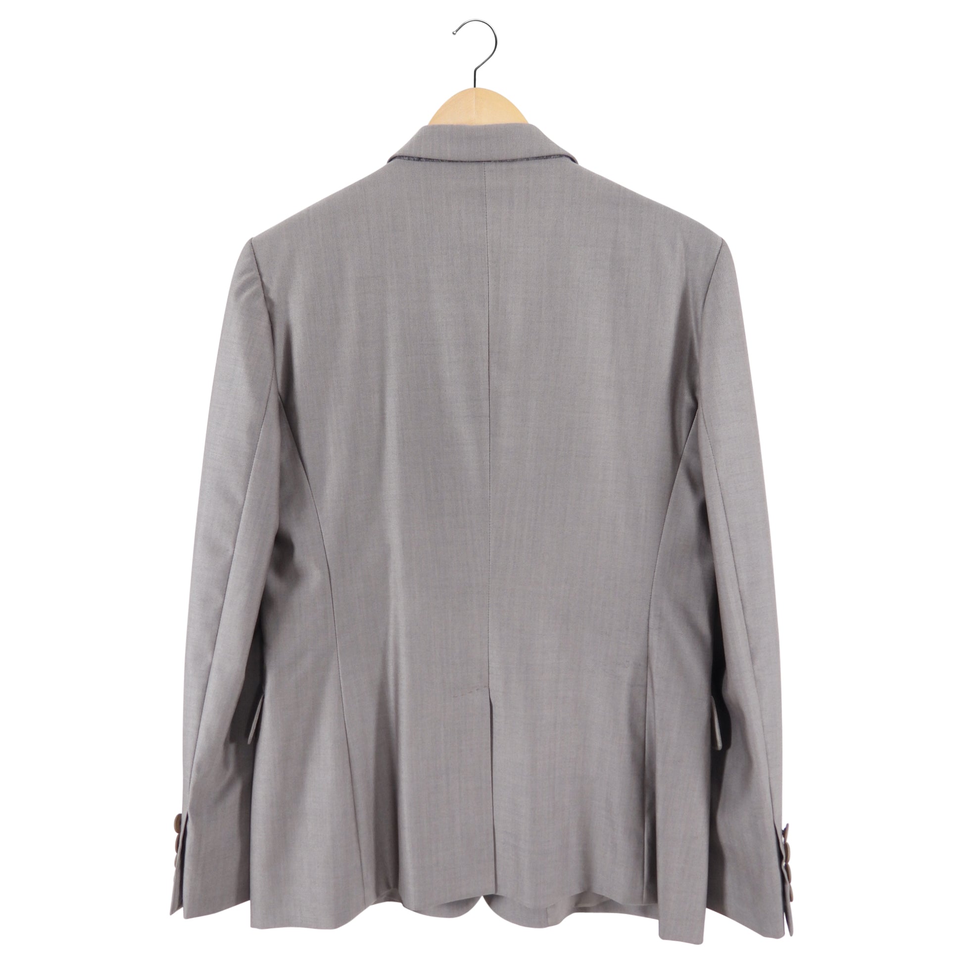 Stella McCartney Taupe Wool Blazer Jacket - L
