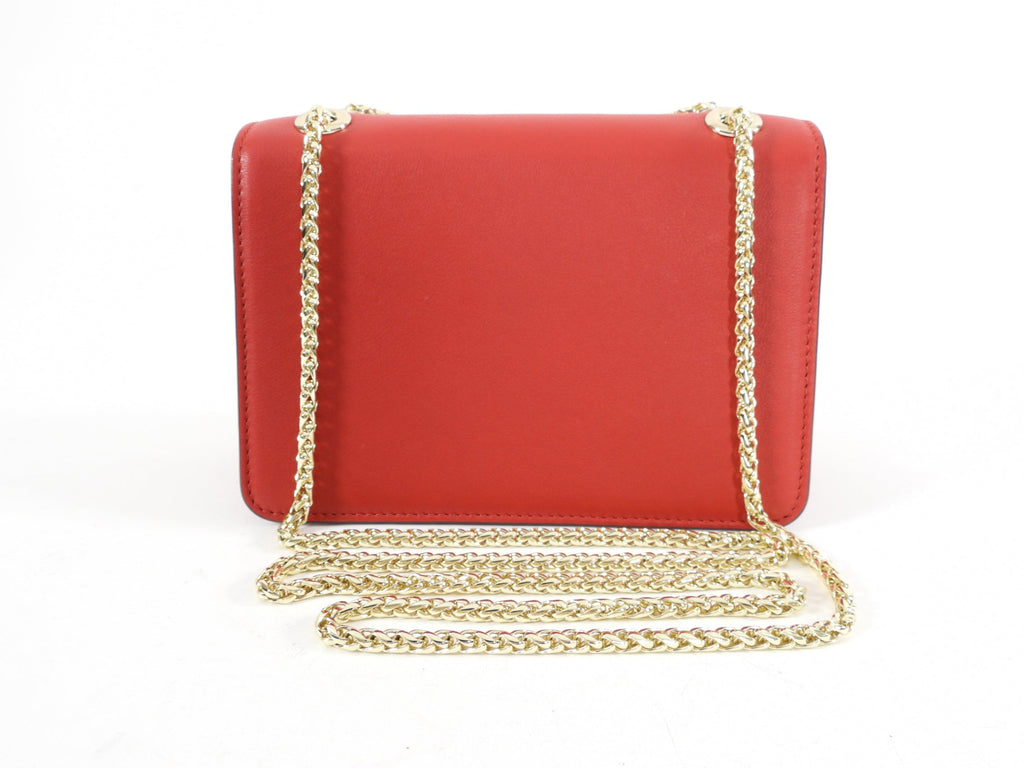 Strathberry Ruby Red East West Mini Crossbody Bag