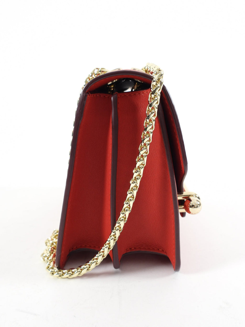 Strathberry Ruby Red East West Mini Crossbody Bag