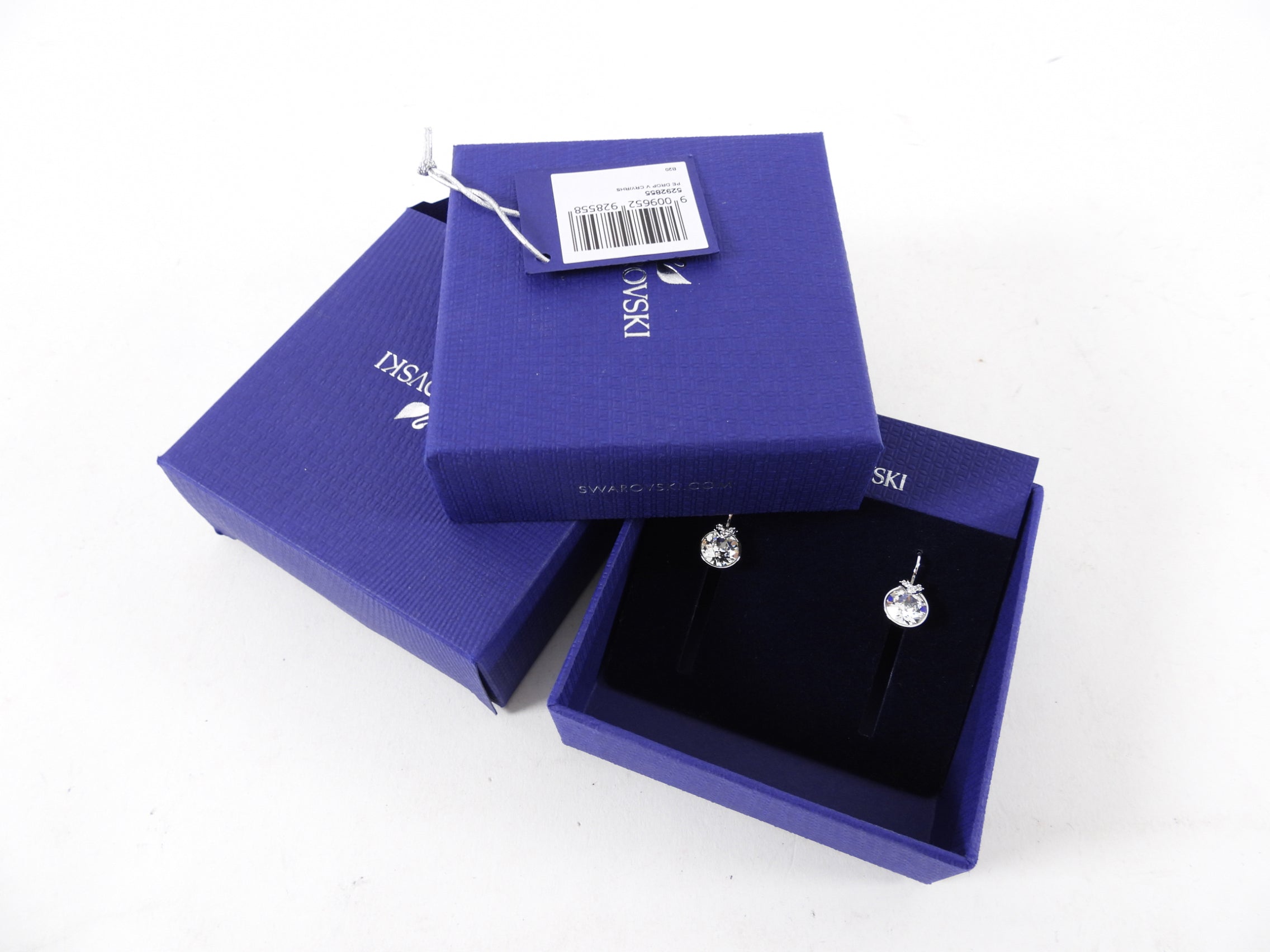 Swarovski Clear Round Crystal Earrings